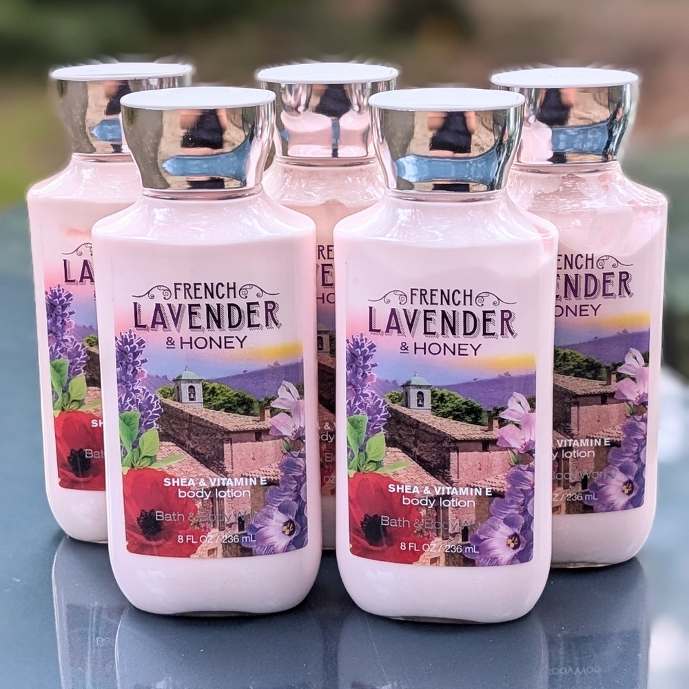 Bath and Body Works French Lavender and Honey Lotions